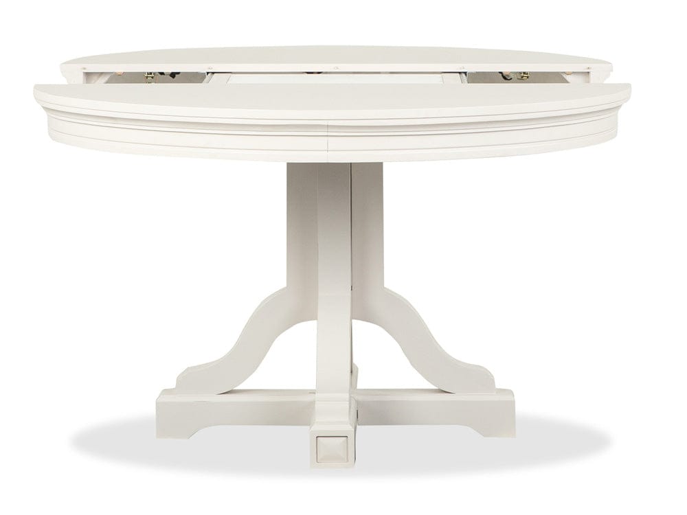 Magnussen - Willowbrook Egg Shell White Extendable 48" Round Dining Table - D5324-25 view 11