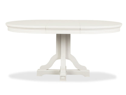 Magnussen - Willowbrook Egg Shell White Extendable 48" Round Dining Table With 4 Side Chairs Buffet And Display Cabinet - D5324-25-KIT3 view 2