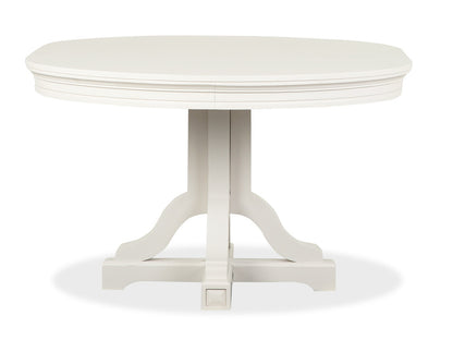 Magnussen - Willowbrook Egg Shell White Extendable 48" Round Dining Table With 4 Side Chairs - D5324-25-KIT1 view 5