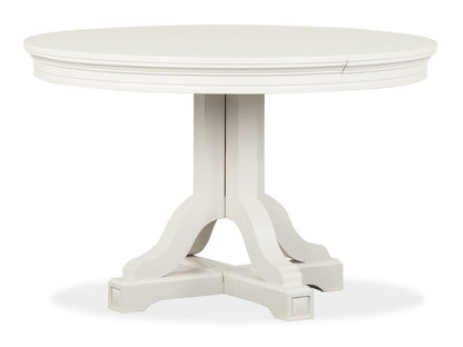 Magnussen - Willowbrook Egg Shell White Extendable 48" Round Dining Table With 4 Upholstered Side Chairs And Buffet - D5324-25-KIT5 view 3