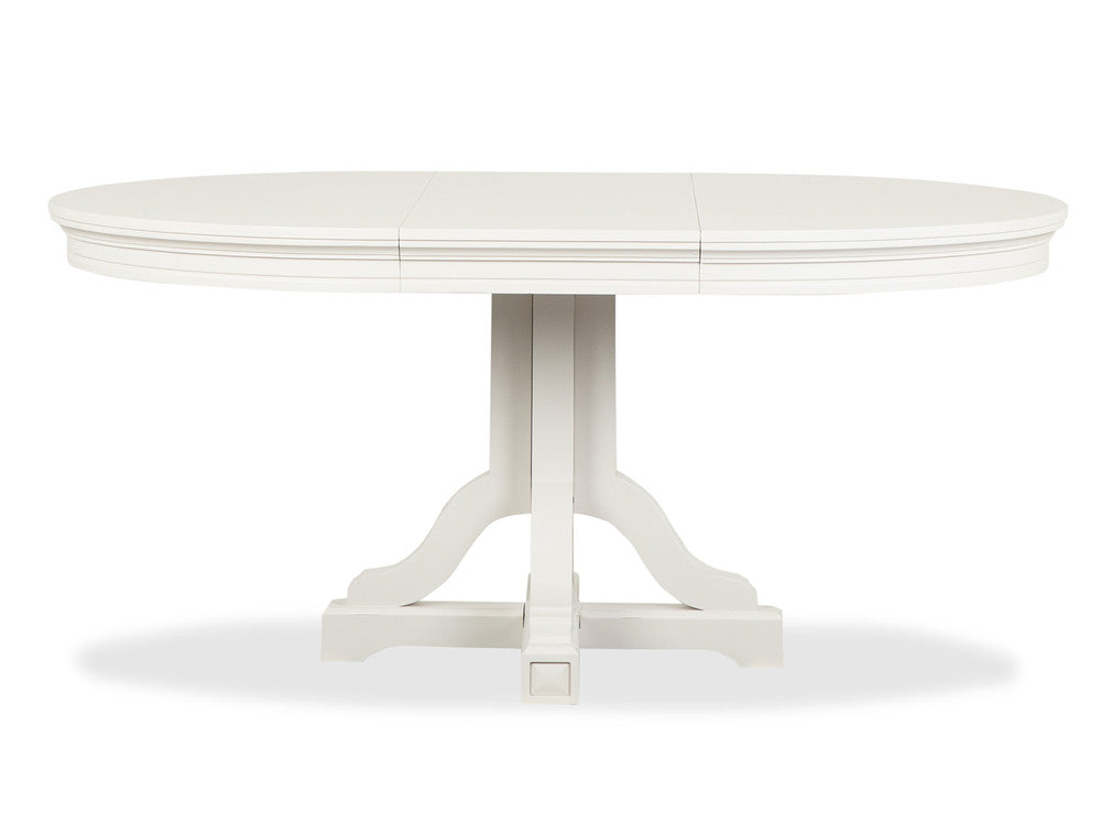 Magnussen - Willowbrook Egg Shell White Extendable 48" Round Dining Table With 4 Upholstered Side Chairs - D5324-25-KIT4 view 2
