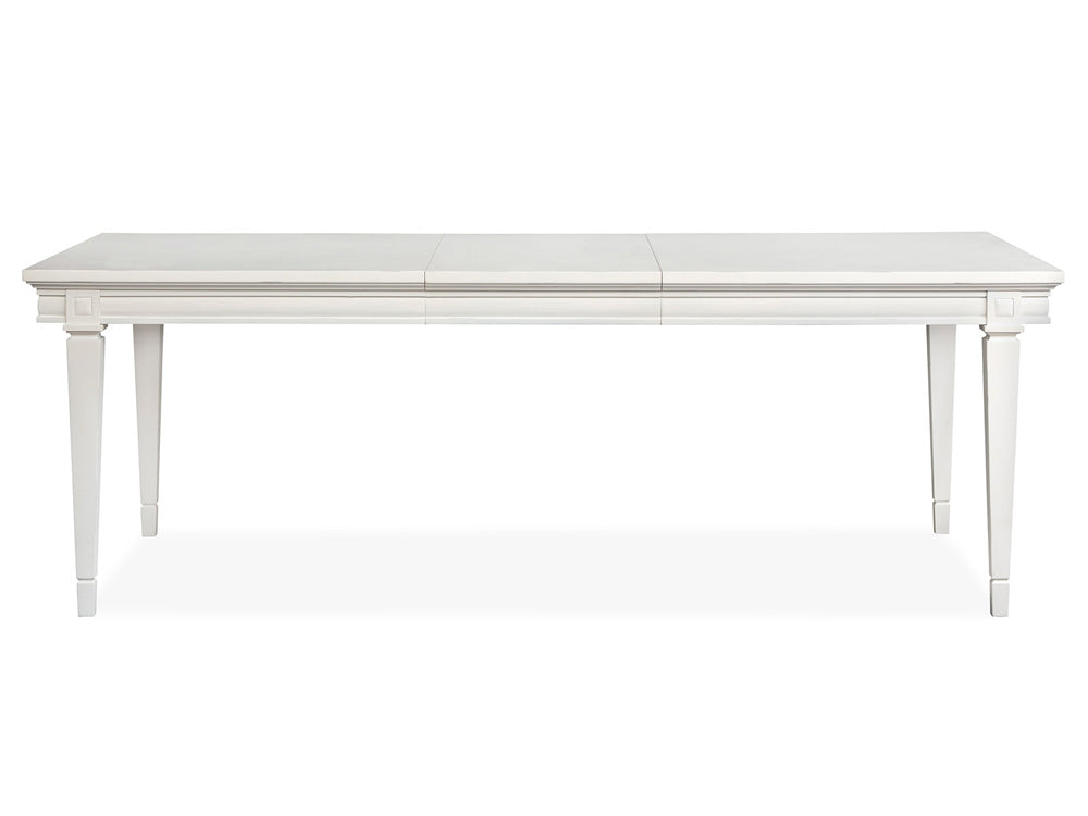Magnussen - Willowbrook Egg Shell White Extendable Rectangular Dining Table - D5324-20 view 6