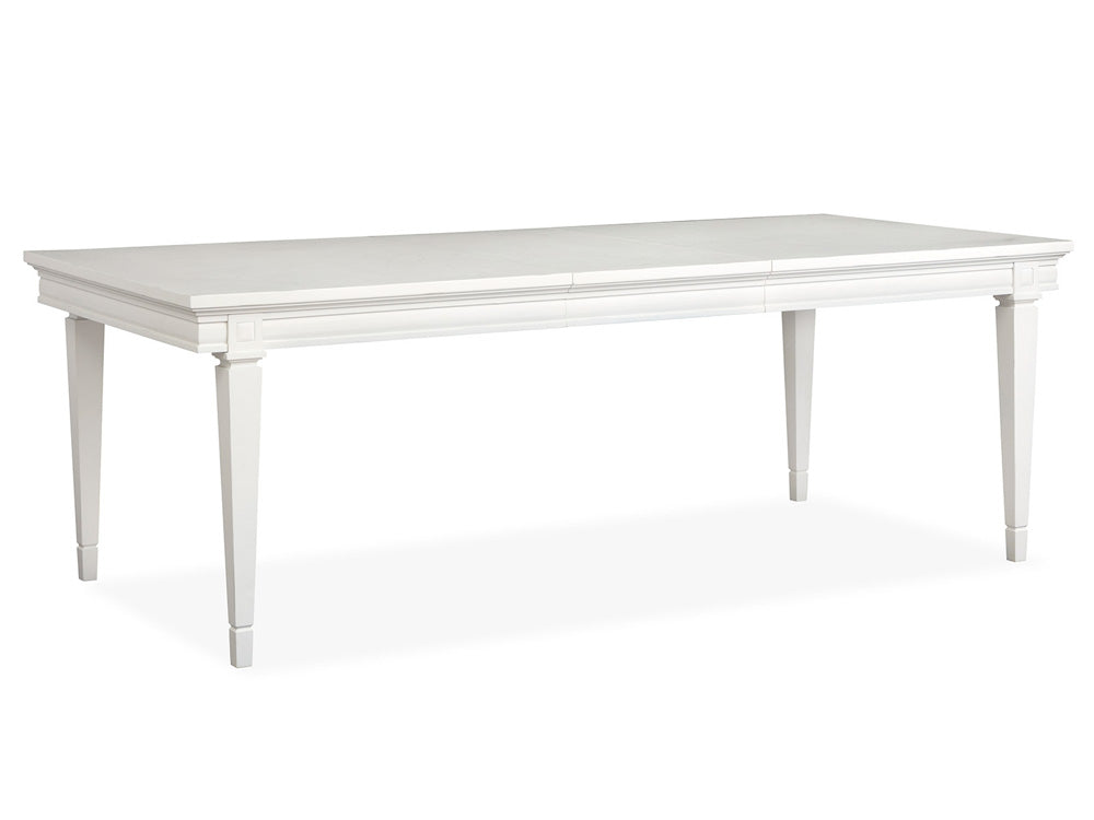 Magnussen - Willowbrook Egg Shell White Extendable Rectangular Dining Table - D5324-20 view 8