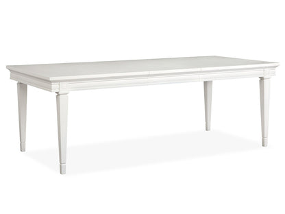 Magnussen - Willowbrook Egg Shell White Extendable Rectangular Dining Table - D5324-20 view 8