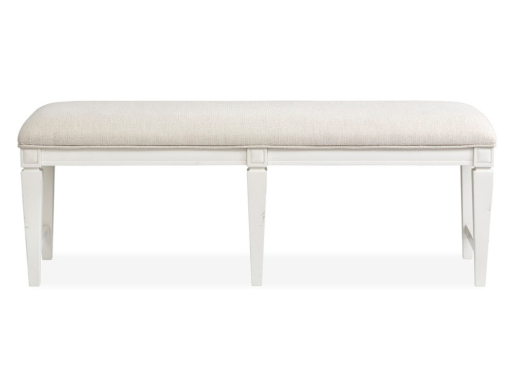 Magnussen - Willowbrook Egg Shell White Extendable Rectangular Dining Table With 2 Upholstere Benches And 2 Side Chairs - D5324-20-KIT52 view 6