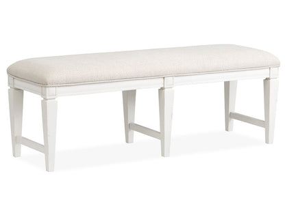 Magnussen - Willowbrook Egg Shell White Extendable Rectangular Dining Table With 2 Upholstere Benches And Buffet - D5324-20-KIT50 view 5