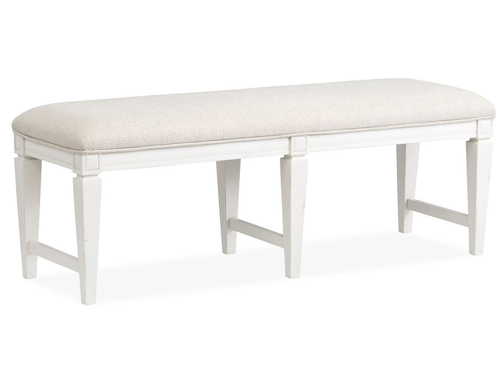 Magnussen - Willowbrook Egg Shell White Extendable Rectangular Dining Table With 2 Upholstere Benches - D5324-20-KIT49 view 5