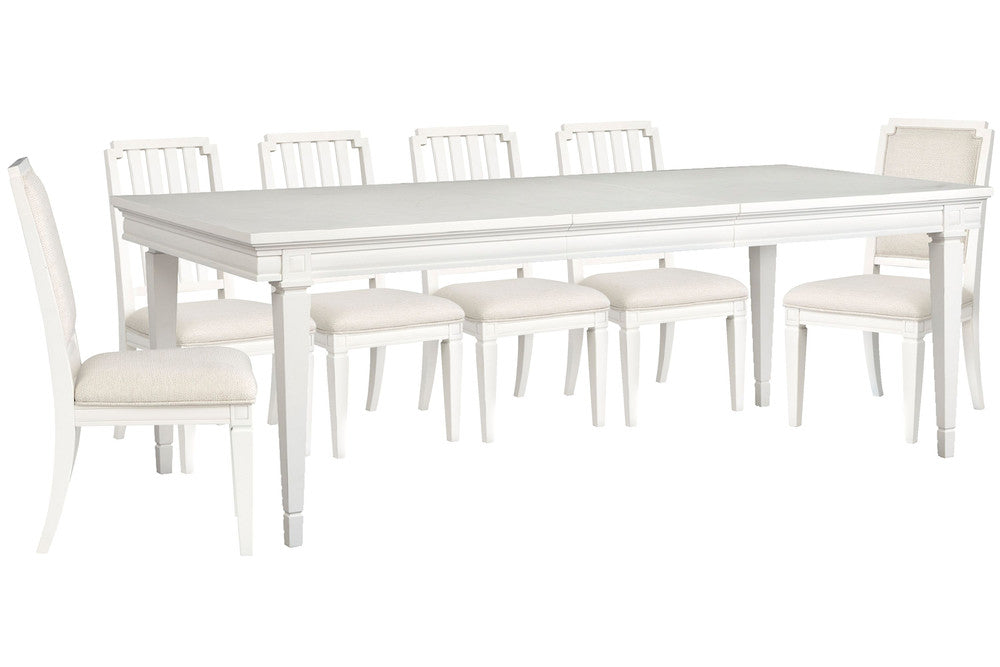Magnussen - Willowbrook Egg Shell White Extendable Rectangular Dining Table With 4 Side Chairs And 2 Upholstered Side Chairs - D5324-20-KIT22 view 1
