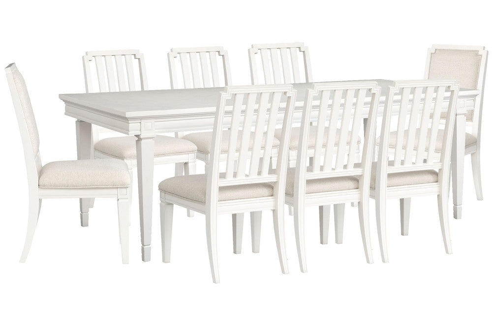 Magnussen - Willowbrook Egg Shell White Extendable Rectangular Dining Table With 6 Side Chairs And 2 Upholstered Side Chairs - D5324-20-KIT25 view 1