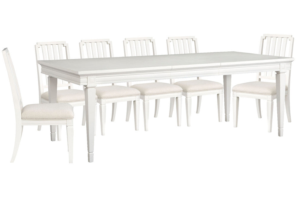 Magnussen - Willowbrook Egg Shell White Extendable Rectangular Dining Table With 6 Side Chairs - D5324-20-KIT4 view 1