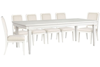 Magnussen - Willowbrook Egg Shell White Extendable Rectangular Dining Table With 6 Upholstered Side Chairs - D5324-20-KIT13 view 1