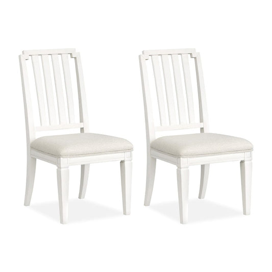 Magnussen - Willowbrook Egg Shell White Upholstered Side Chair Two Pack - D5324-62 view 1