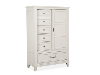 Magnussen - Willowbrook Egg Shell White With Slight Rub Through Door Chest - B5324-13 view 1