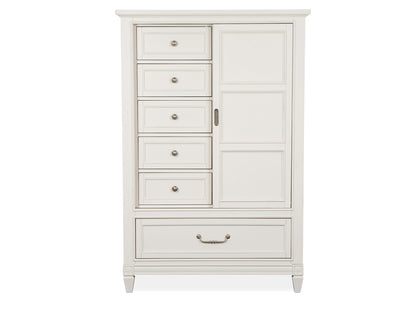 Magnussen - Willowbrook Egg Shell White With Slight Rub Through Door Chest - B5324-13 view 2
