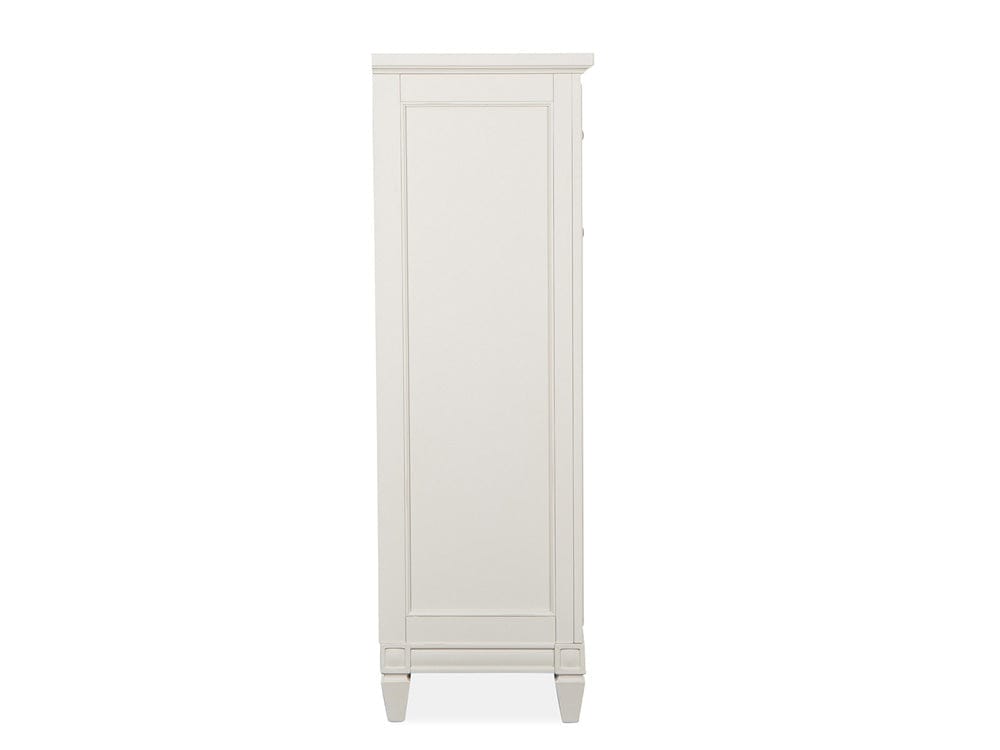 Magnussen - Willowbrook Egg Shell White With Slight Rub Through Drawer Chest - B5324-10 view 3