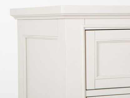 Magnussen - Willowbrook Egg Shell White With Slight Rub Through Drawer Chest - B5324-10 view 7