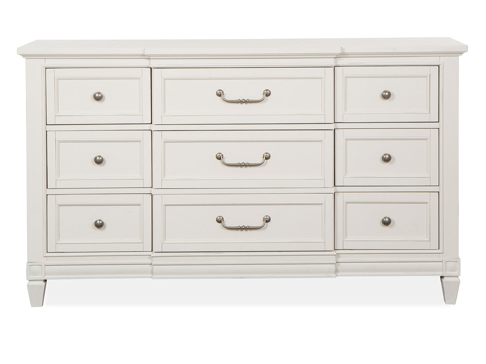 Magnussen - Willowbrook Egg Shell White With Slight Rub Through Drawer Dresser - B5324-20 view 2