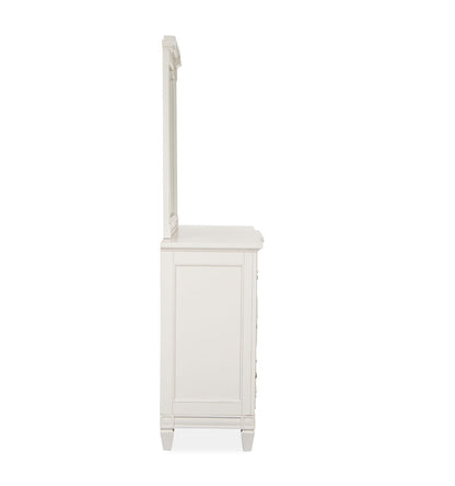 Magnussen - Willowbrook Egg Shell White With Slight Rub Through Drawer Dresser With Landscape Mirror - B5324-2040 view 3