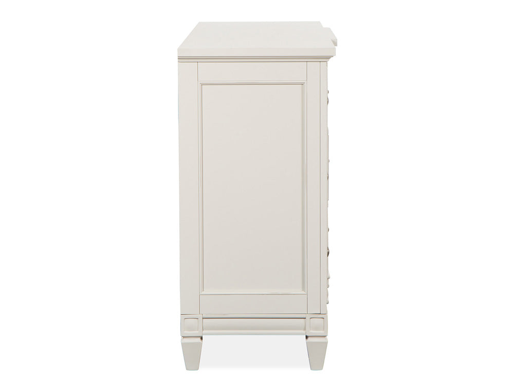 Magnussen - Willowbrook Egg Shell White With Slight Rub Through Drawer Dresser With Landscape Mirror - B5324-2040 view 6