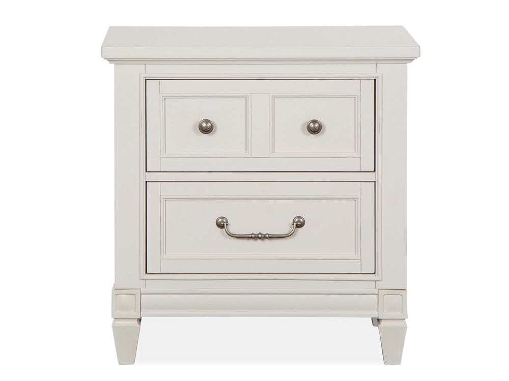 Magnussen - Willowbrook Egg Shell White With Slight Rub Through Drawer Nightstand - B5324-01 view 2