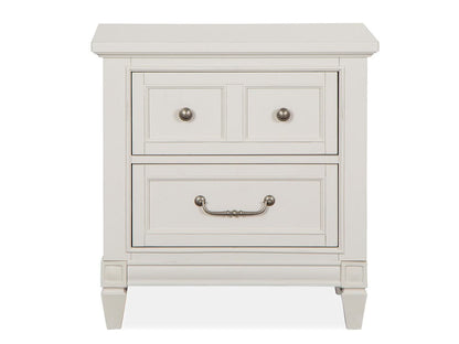 Magnussen - Willowbrook Egg Shell White With Slight Rub Through Drawer Nightstand - B5324-01 view 2
