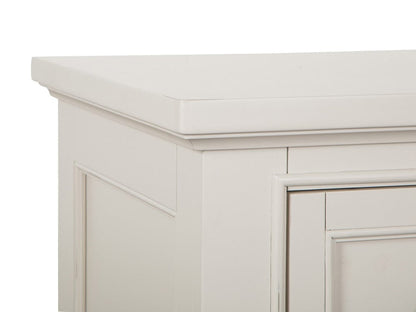 Magnussen - Willowbrook Egg Shell White With Slight Rub Through Drawer Nightstand - B5324-01 view 7