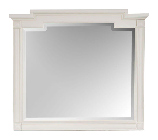 Magnussen - Willowbrook Egg Shell White With Slight Rub Through Landscape Mirror - B5324-40 view 1