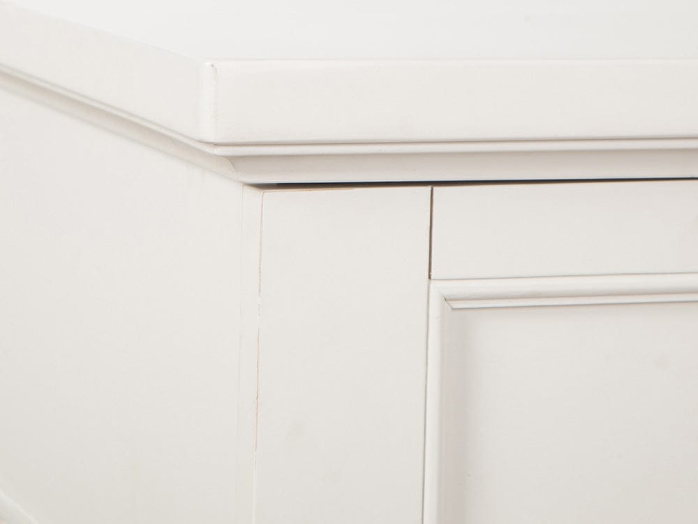 Magnussen - Willowbrook Egg Shell White With Slight Rub Through Open Nightstand - B5324-05 view 7