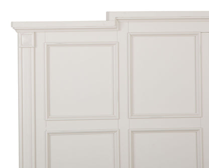 Magnussen - Willowbrook Egg Shell White With Slight Rub Through Queen Panel Bed - B5324-54 view 4