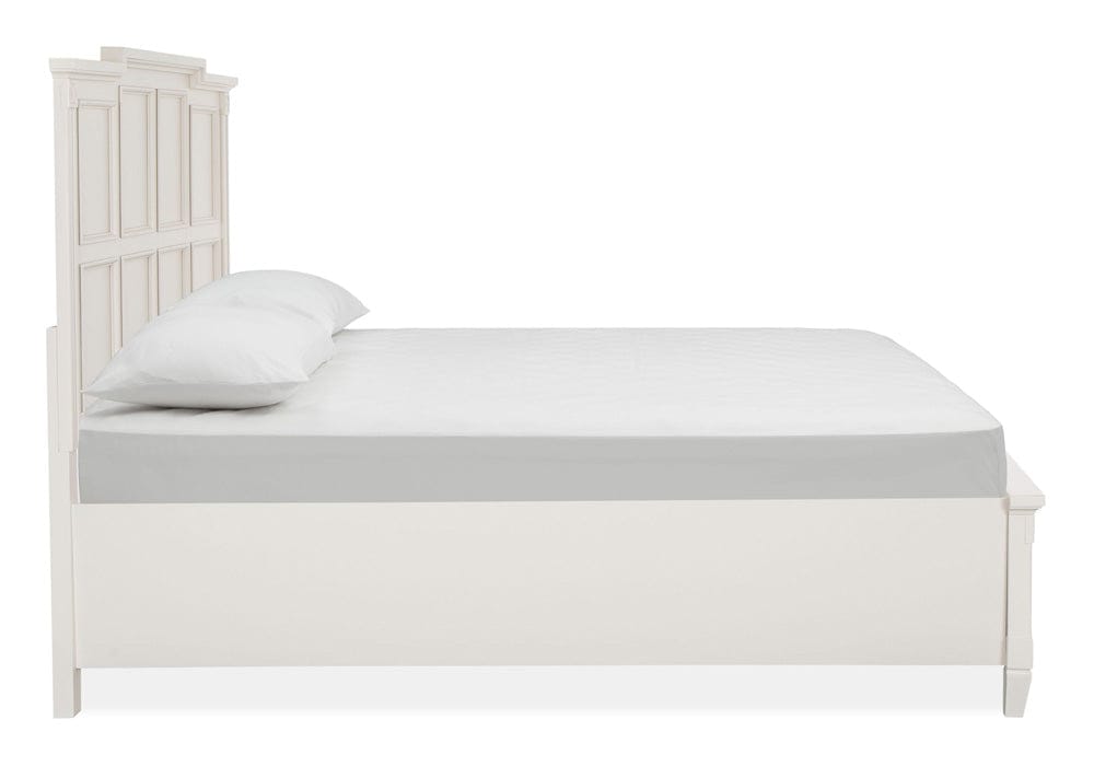 Magnussen - Willowbrook Egg Shell White With Slight Rub Through Queen Panel Storage Bed - B5324-54A view 4