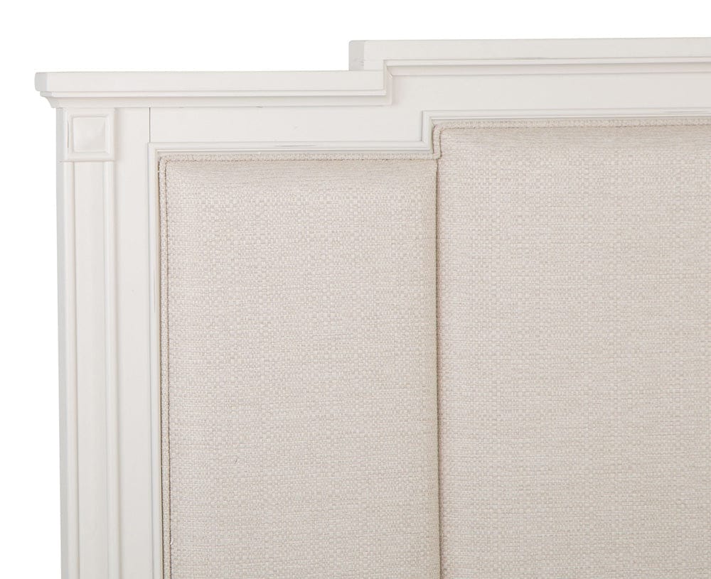Magnussen - Willowbrook Egg Shell White With Slight Rub Through Queen Panel Upholstered Storage Bed - B5324-55A view 5