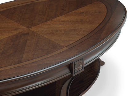 Magnussen - Winslet Cherry Round Caster Cocktail Table With Accent Table - T4115-47KIT1 view 4