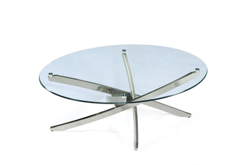 Magnussen - Zila Oval Cocktail Table - T2050-47T_T2050-47B veiw 1