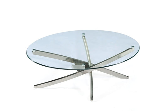 Magnussen - Zila Oval Cocktail Table - T2050-47T_T2050-47B veiw 1