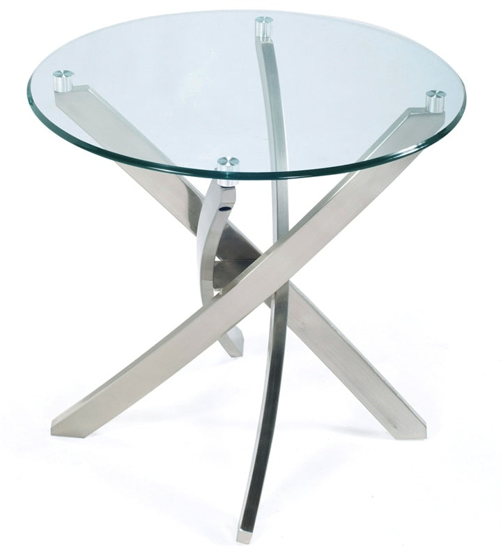 Magnussen - Zila Round End Table - T2050-05T_T2050-05B view 1