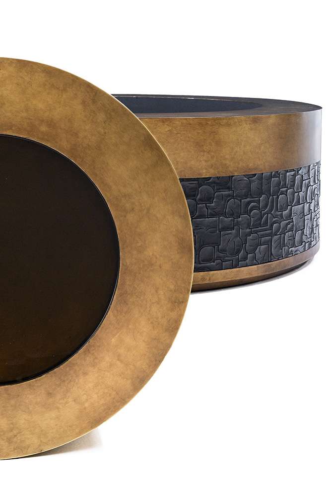 Maitland Smith - Alma Side Table - 8429-32 veiw 6