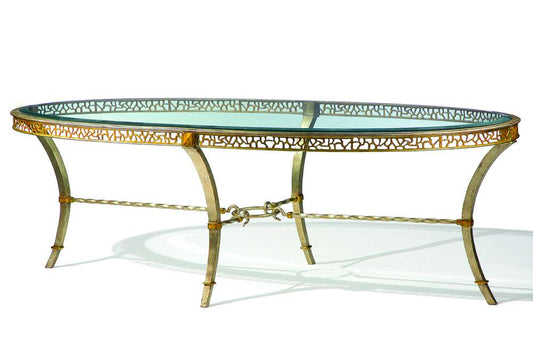 Maitland Smith - Bolero Oval Cocktail Table (Bol03) - 88-0103 veiw 1