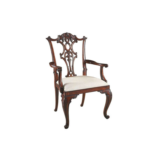 Maitland Smith - Cabriole Arm Chair - 8104-41 veiw 1