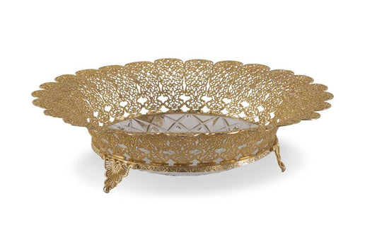 Maitland Smith - Carved Crystal Bowl - 8355-21 veiw 1
