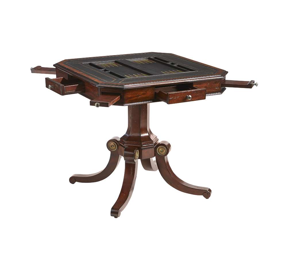 Maitland Smith - Choate Game Table - 8100-31 veiw 6