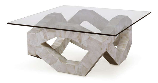 Maitland Smith - Clamstone Cocktail Table - 8128-33 veiw 1