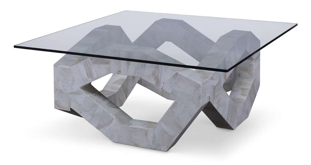 Maitland Smith - Clamstone Cocktail Table - 8128-33 veiw 2