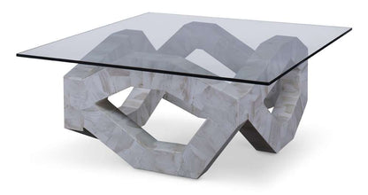 Maitland Smith - Clamstone Cocktail Table - 8128-33 veiw 2