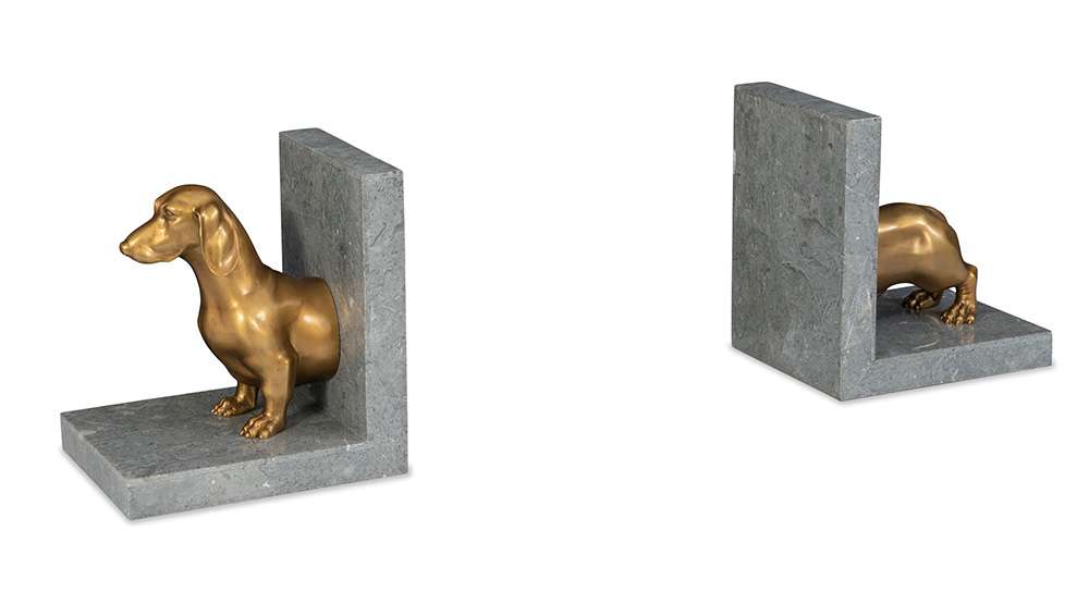 Maitland Smith - Dachshund Bookend - 8425-12 veiw 1