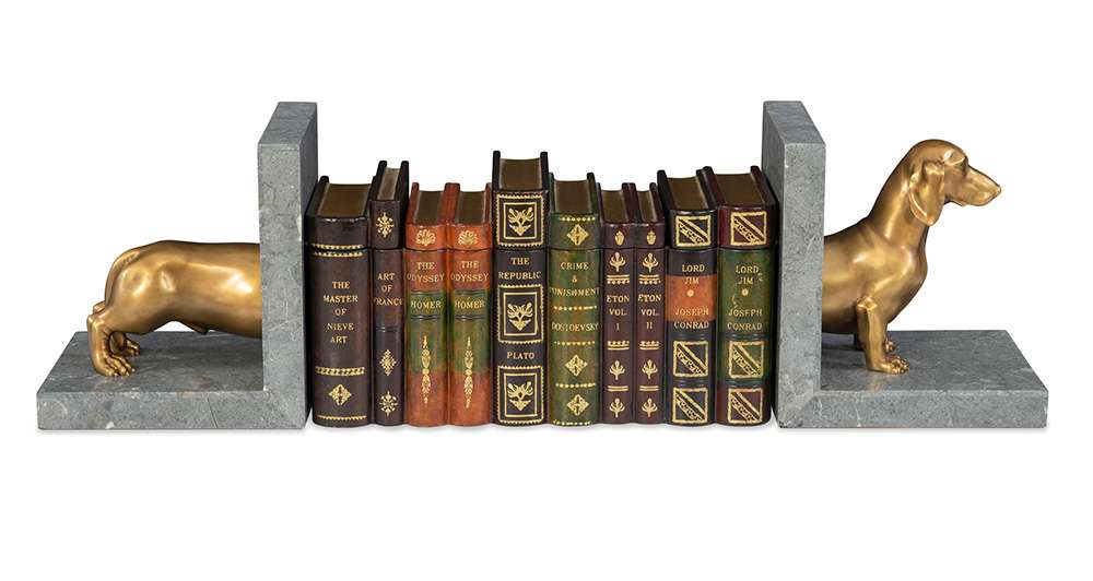 Maitland Smith - Dachshund Bookend - 8425-12 veiw 6