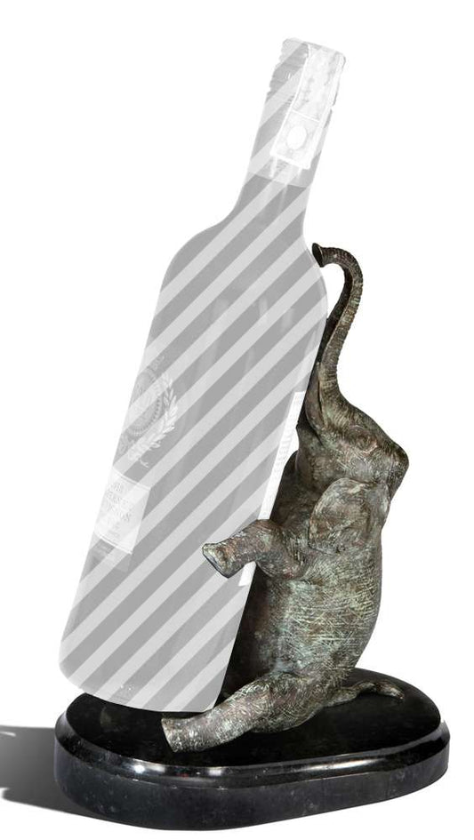 Maitland Smith - Elephant Wine Bottle Holder - 89-1701 veiw 1