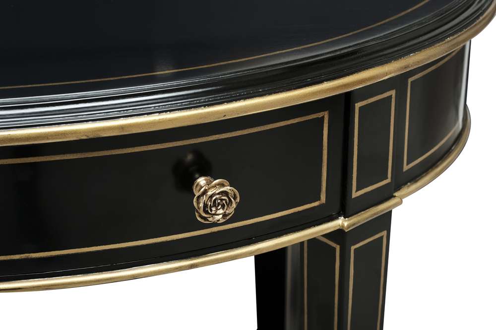 Maitland Smith - Equinox Oval Side Table - 89-1010 veiw 3