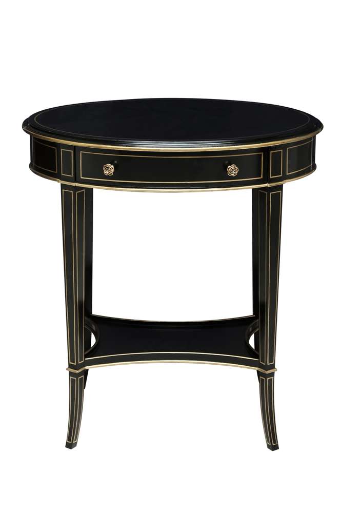 Maitland Smith - Equinox Oval Side Table - 89-1010 veiw 4