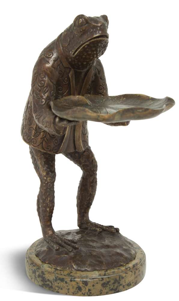 Maitland Smith - Fancy Frog Soap Dish - 89-1603 veiw 1