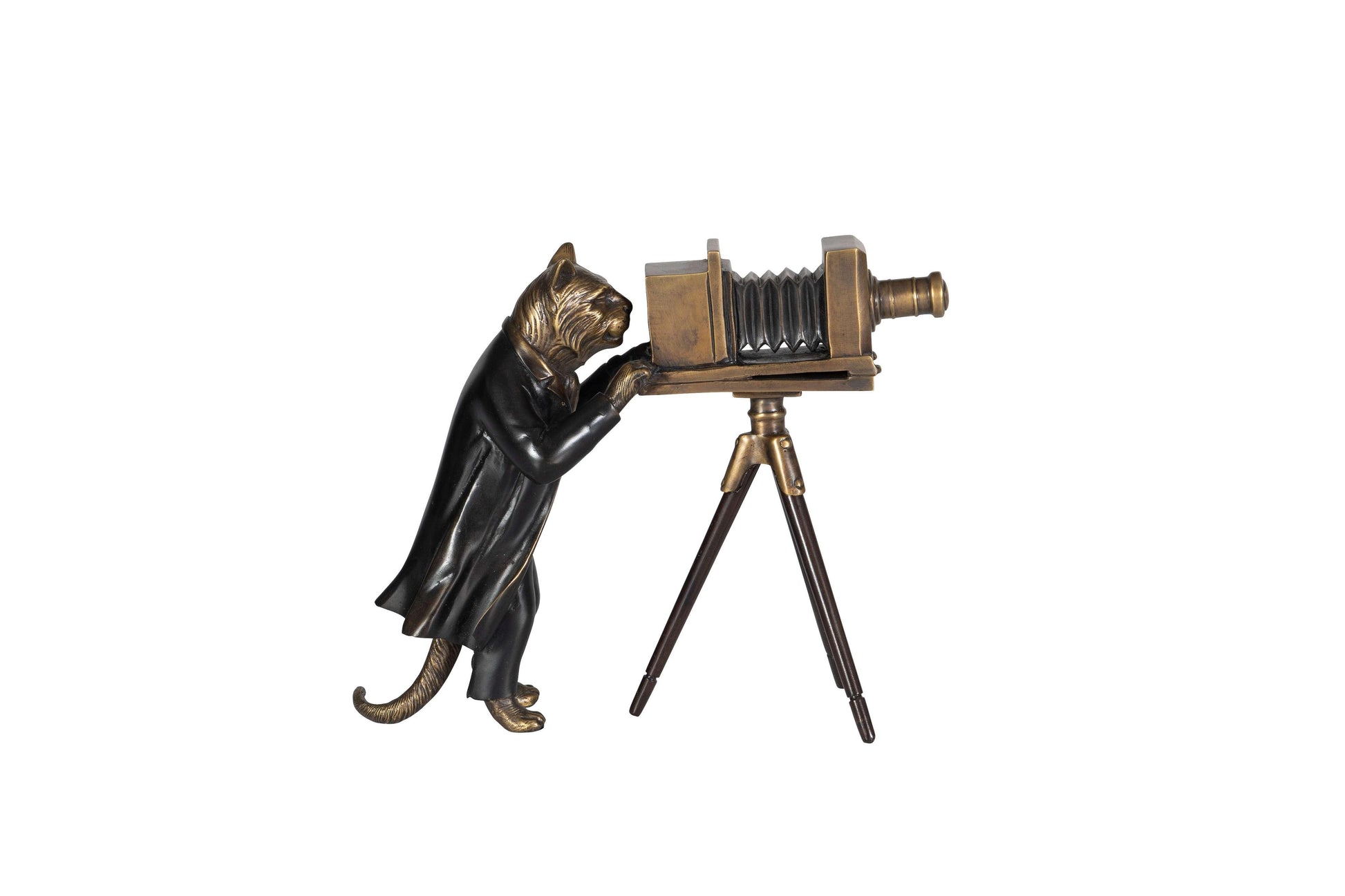 Maitland Smith - Feline Fotography Sculpture - 89-1816 veiw 2